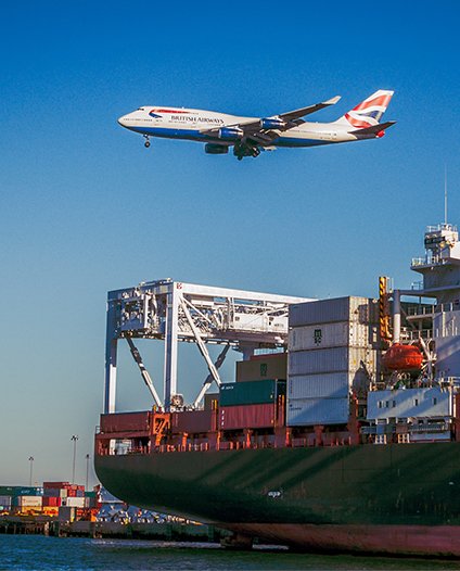 Air freight plane